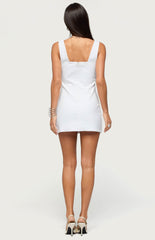 Edikted Adanna Side Slit Mini Dress