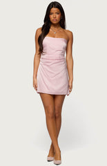 Edikted Valeriah Strapless Mini Dress