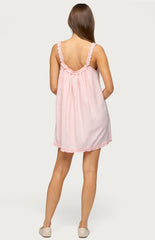 Edikted Christena Ruffle Mini Dress