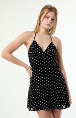 Beverly and Beck Gracie Polka Dot Mini Dress