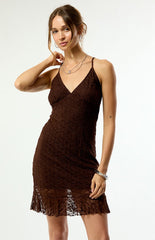 Third Charm Anya Lace Mini Dress