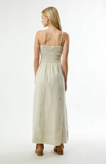 Rhythm Classic Shirred Midi Dress
