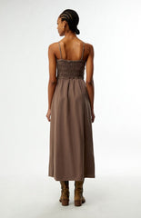 Rhythm Classic Shirred Midi Dress