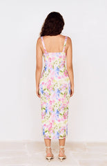 MINKPINK Celina Floral Mesh Midi Dress
