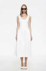 LIONESS Luna Rosa Poplin Maxi Dress