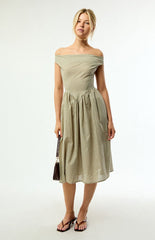 Daisy Street Crime Gingham Midi Dress