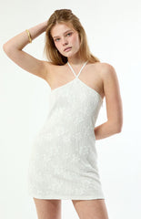 Beverly and Beck Olivia Burnout Velvet Mini Dress