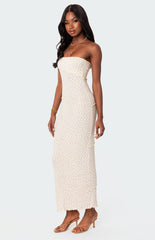 Edikted Lynn Ribbed Maxi Dress