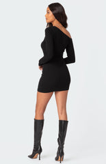 Edikted Soleste Ribbed Mini Dress