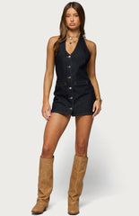 Edikted Melia Sheer Lace Mini Dress