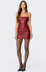 Beverly and Beck Greta Bustier Mini Dress