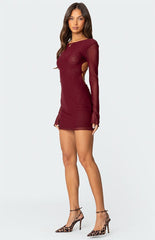 Third Charm Gia Multi Print Mini Dress