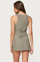 Edikted Macee Gingham Romper