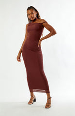 The Frolic Olive Maxi Dress