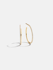 Niata 18K Gold Earrings - 24MM