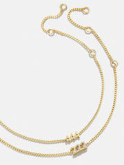 14K Gold Custom Angel Number Bracelet