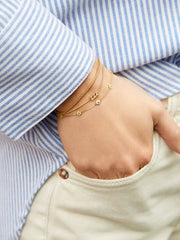 14K Gold Custom Angel Number Bracelet