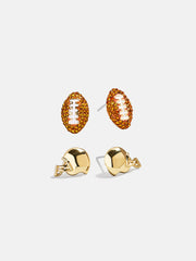 Draft Pick Earring Set - Football
