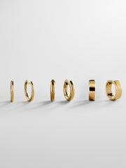 Maris Waterproof Earring Set - Gold
