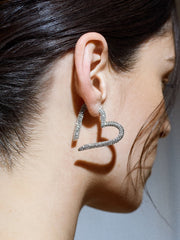 Emory Earrings - Gold/Pavé