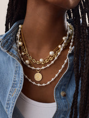 Thalia Necklace - Gold