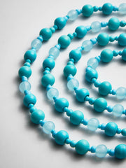Charlotte Semi-Precious Necklace - Turquoise Bead