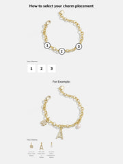 Spaced Custom Charm Bracelet - Spaced Charm Bracelet