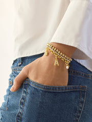Spaced Custom Charm Bracelet - Spaced Charm Bracelet