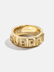 Retro 14K Gold Custom Ring - 14K Gold