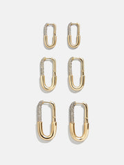 Liza Hoop Earrings - Medium