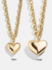 Millie Mini Bubble Heart Necklace - Gold