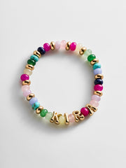 Semi-Precious Bubble Custom Bracelet - Semi-Precious Bubble