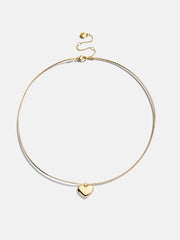 Millie Collar Necklace - Heart Collar Necklace