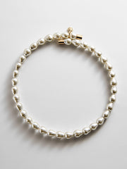 Ondine Pearl Collar Necklace - Pearl