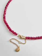 Mini Semi-Precious Custom Necklace - Red Jasper