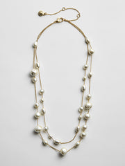 Blair Layered Pearl Necklace - Blair Layered Pearl Necklace