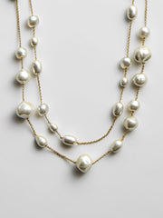 Blair Layered Pearl Necklace - Blair Layered Pearl Necklace