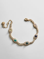 Iris Evil Eye Tennis Bracelet - Iris Evil Eye