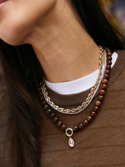 Thalia Mixed Metals Necklace - Gold/Silver