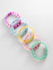 Darcy Semi-Precious Beaded Bracelet Set - Light Multi