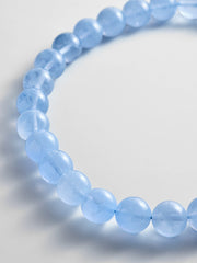 Mini Jane Beaded Necklace - Soft Blue
