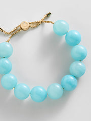 Jane Beaded Bracelet - Aqua Bead