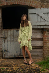 Chloe Chiffon Ruffle Dress