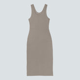 The ’90S Rib Dress | Clay