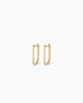 14K Gold Parker Link Huggies