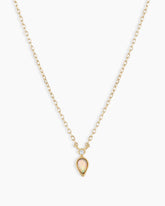 Diamond And Opal Necklace