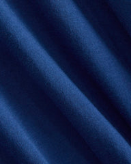 The Box-Cut Tee In Essential Cotton | Estate Blue | No Pocket