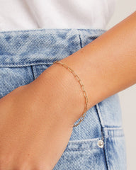 14K Gold Parker Mini Bracelet
