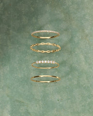14K Gold Parker Ring