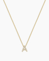 Diamond Alphabet Necklace